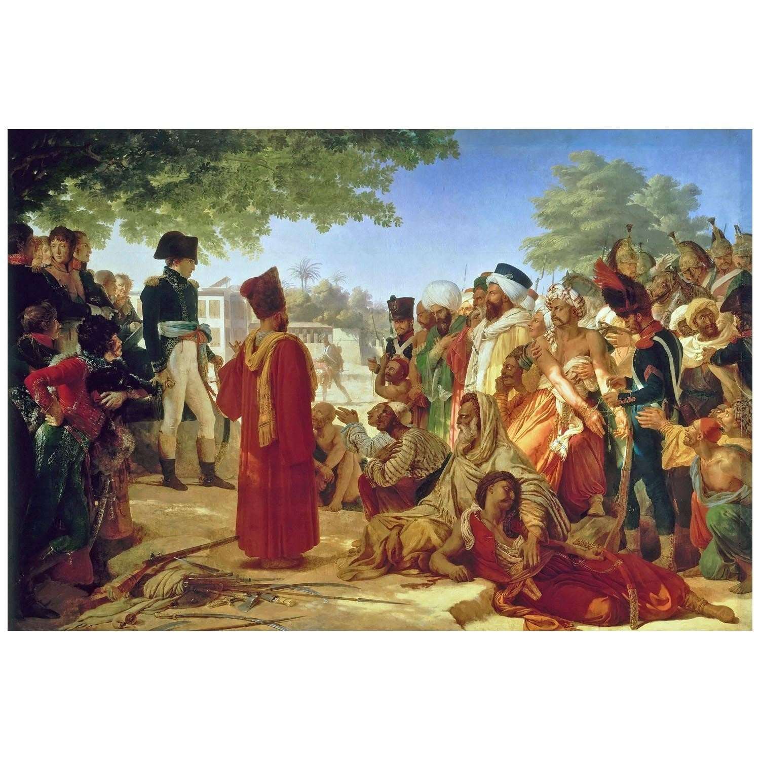  Pierre Narcisse Guerin. Bonaparte fait grace aux revolutes. 1808. Chateau de Versailles