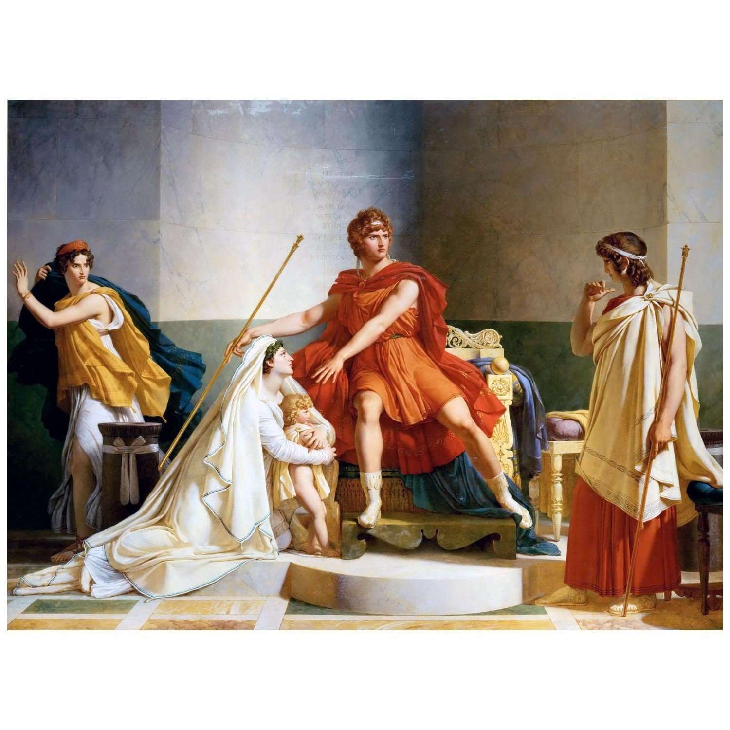  Pierre Narcisse Guerin. Andromaque et Pyrrhus. 1810. Musee du Louvre