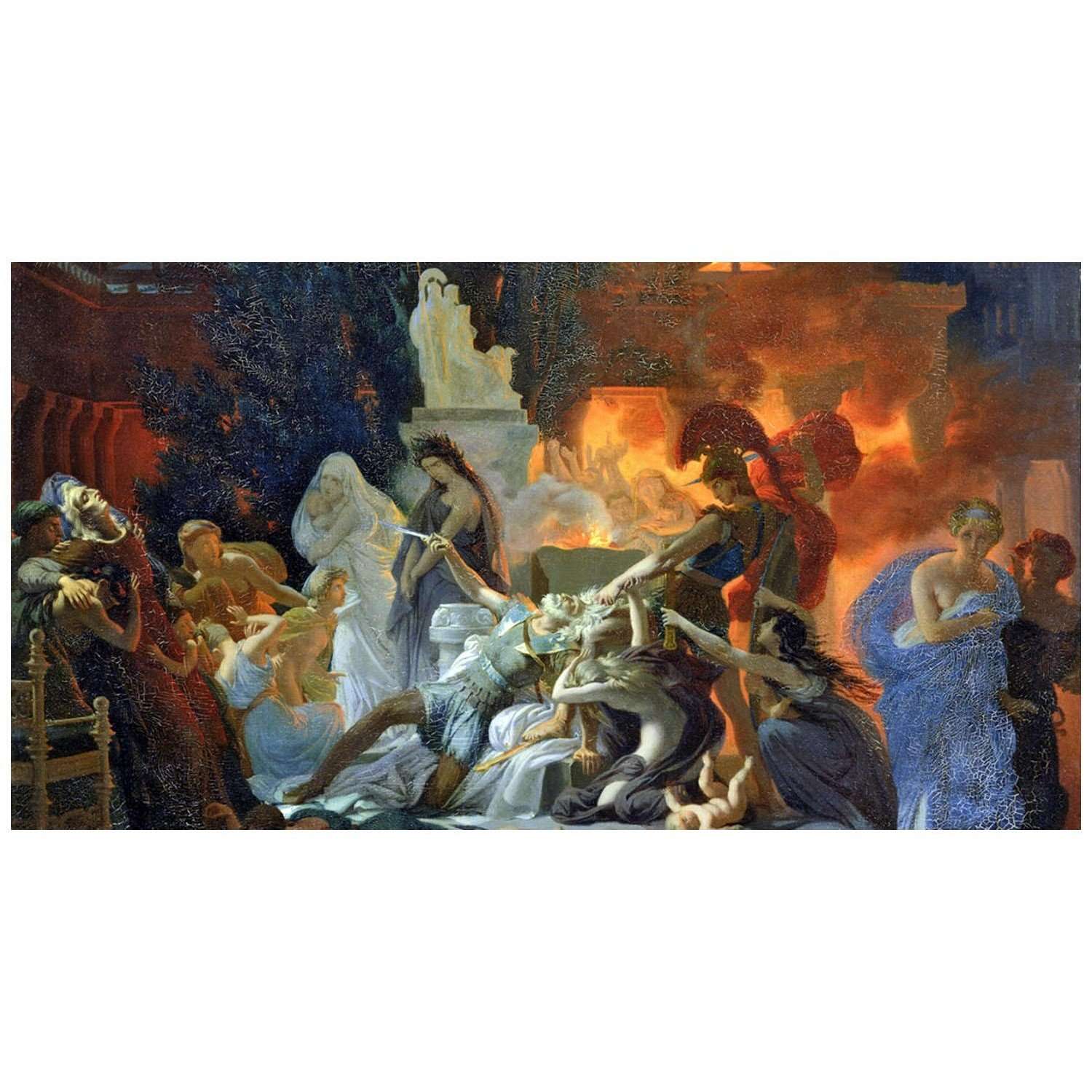  Pierre Narcisse Guerin. La mort de Priam. 1823-1830. Musee des Beaux-Arts, Angers