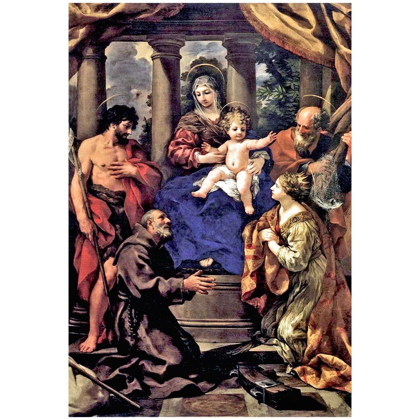    Pietro da Cortona. Vergine e Bambino con Santi. 1620-1625. Brera, Milano