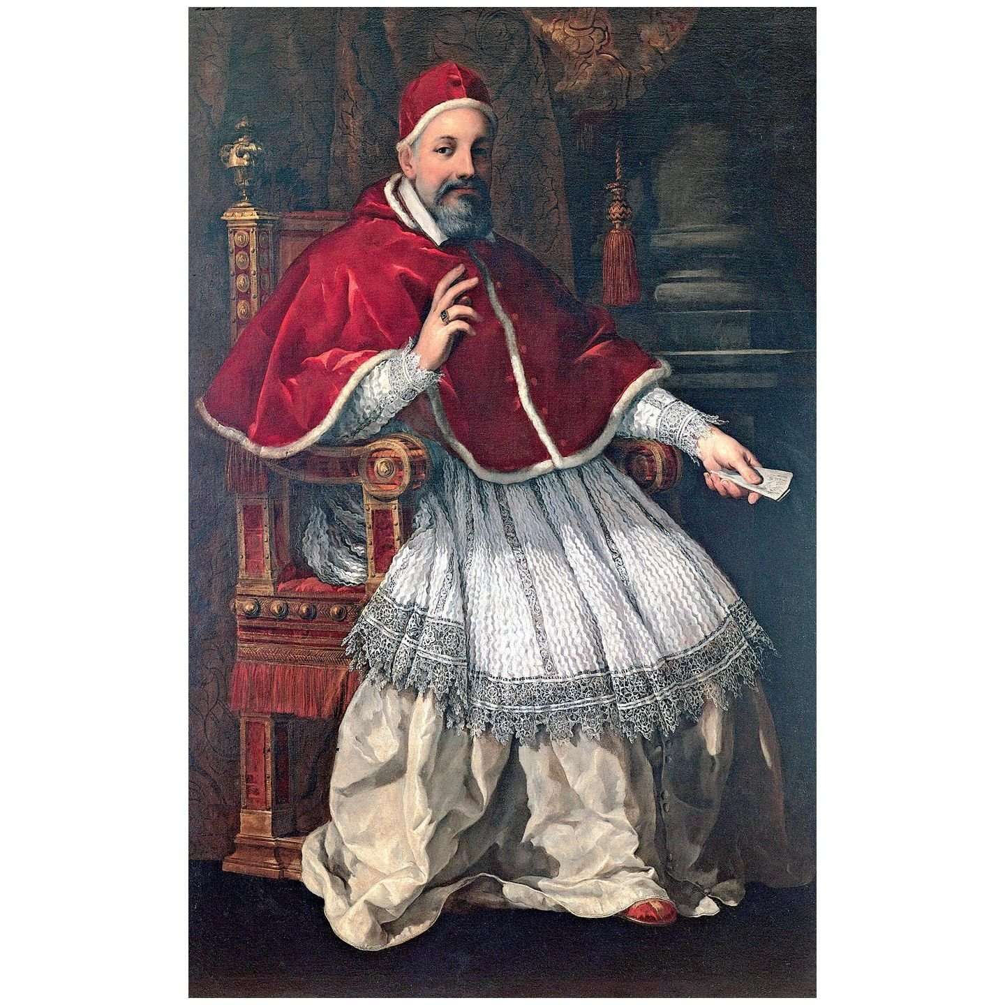    Pietro da Cortona. Ritratto di Urbano VIII. 1624-1627. Musei Capitolini Roma