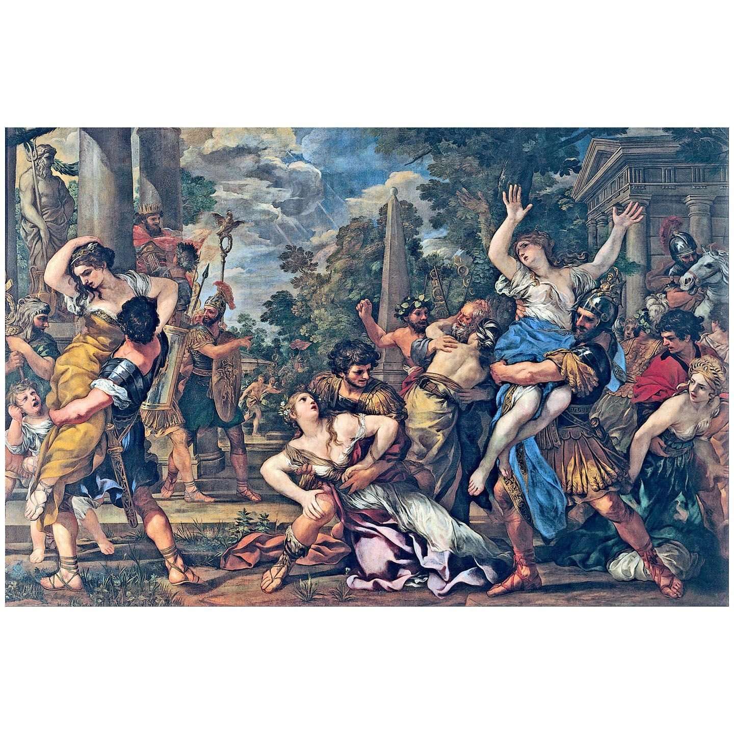    Pietro da Cortona. Ratto delle Sabine. 1630-1631. Musei Capitolini Roma