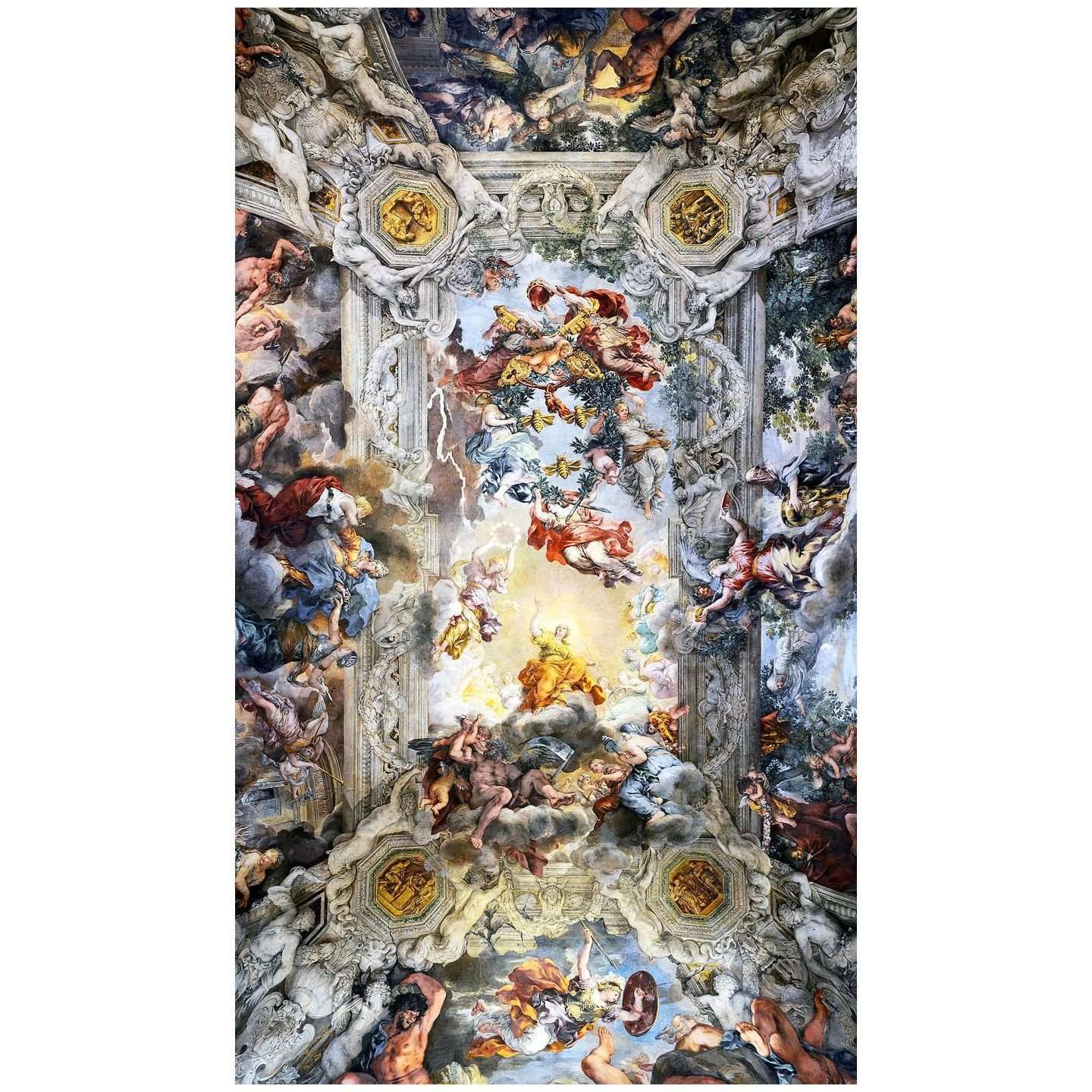    Pietro da Cortona. Il trionfo della Divina Provvidenza. 1633. Palazzo Barberini