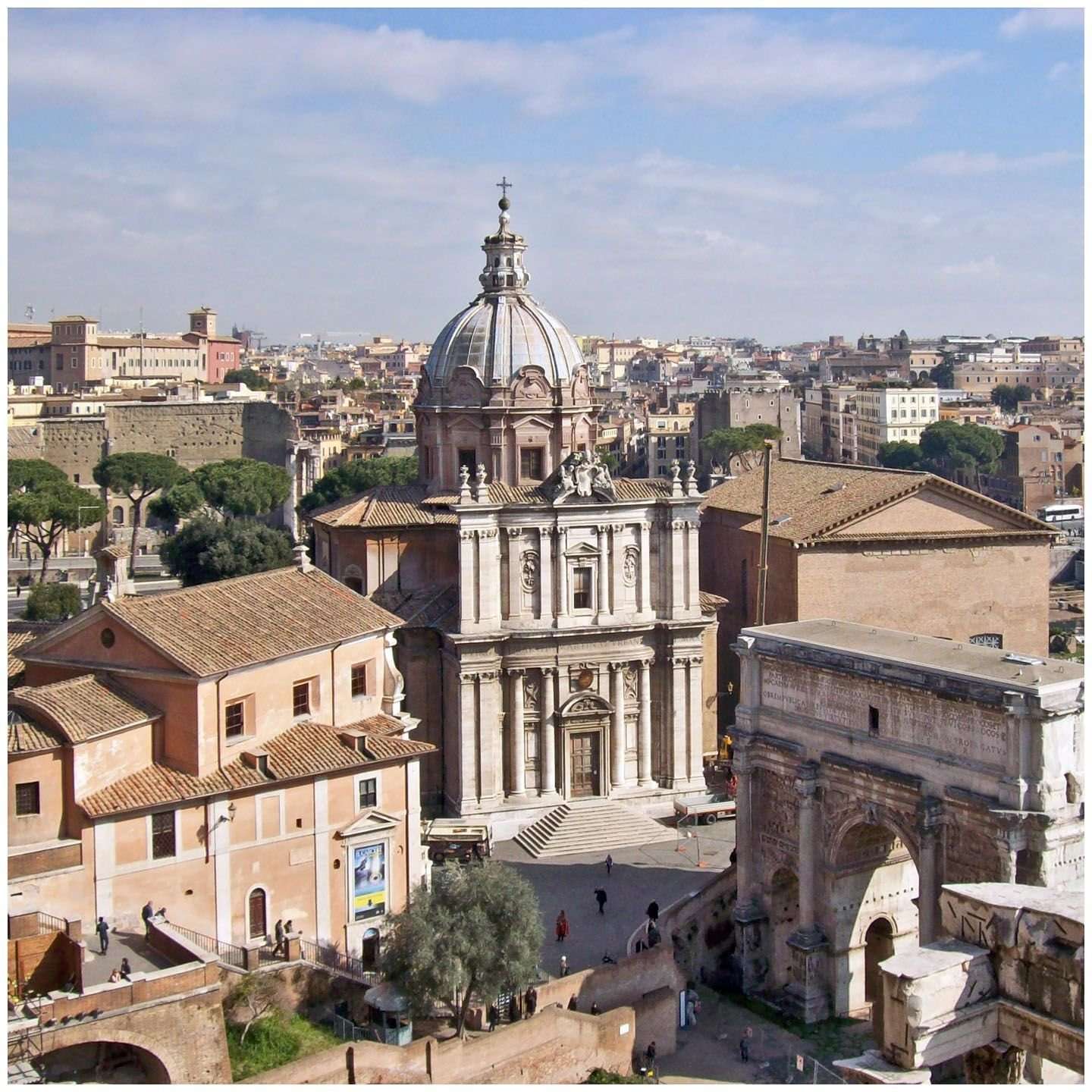    Pietro da Cortona. La chiesa dei santi Luca e Martina. 1635-1650. Roma
