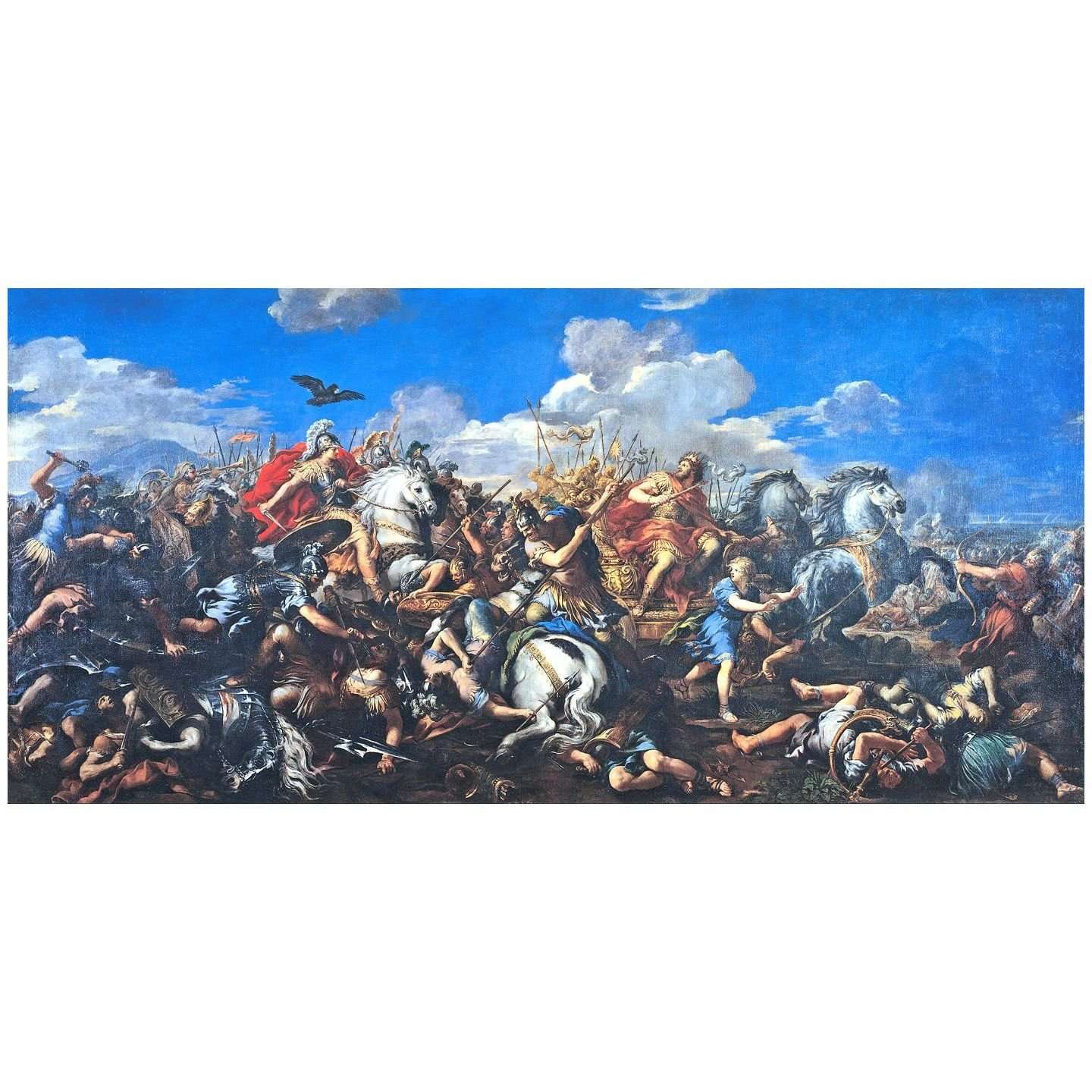    Pietro da Cortona. Battaglia di Alessandro contro Dario. 1644-1650. Musei Capitolini Roma