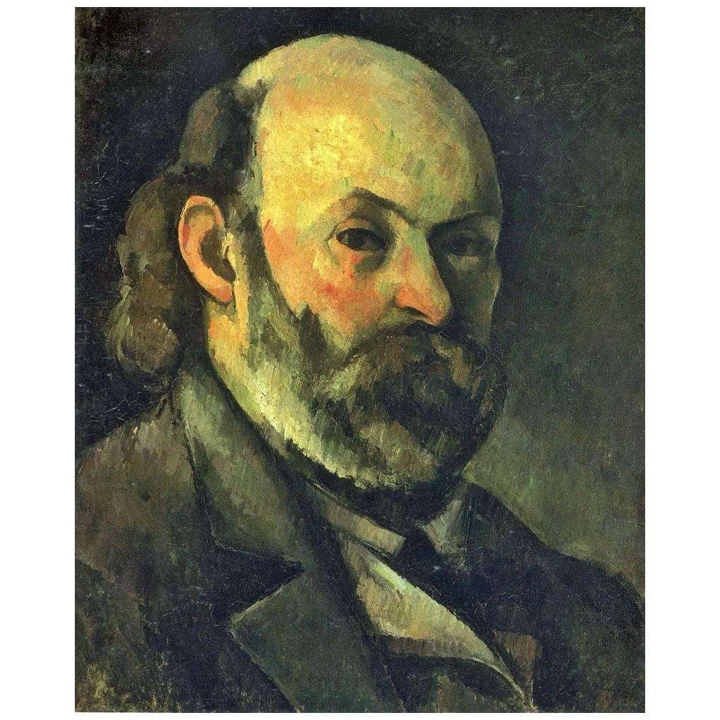  Paul Cezanne. Autoportrait. 1875. Pushkin Museum, Moscow