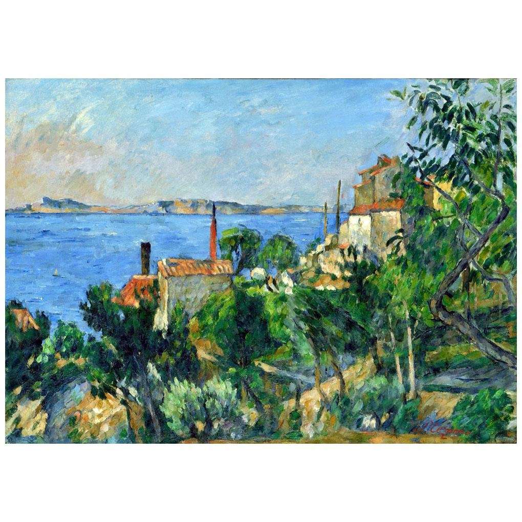  Paul Cezanne. La mer ? l'Estaque. 1876. Kunstmuseum, Zurich