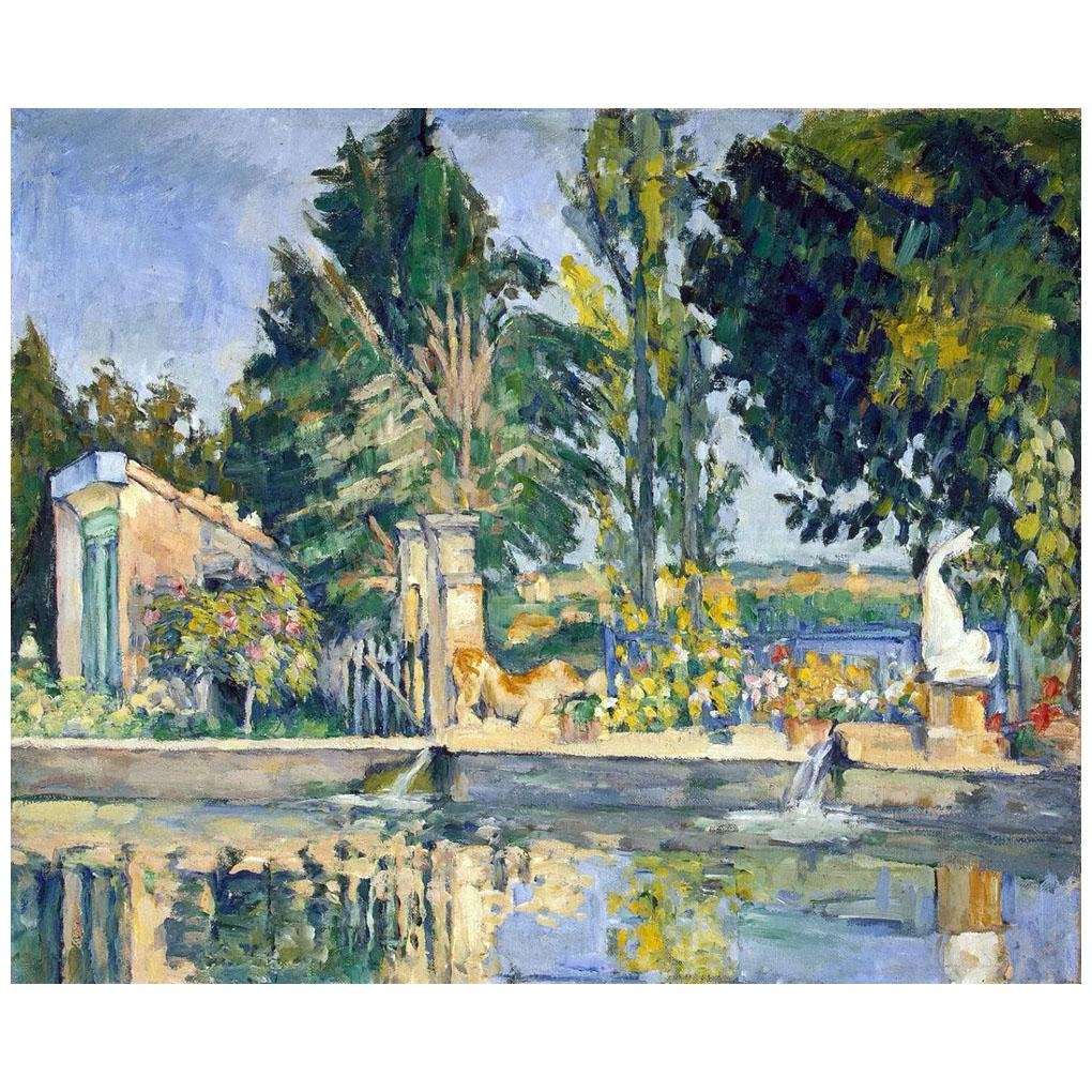  Paul Cezanne. Jas de Bouffan, le bassin. 1876. Hermitage, Saint Petersburg