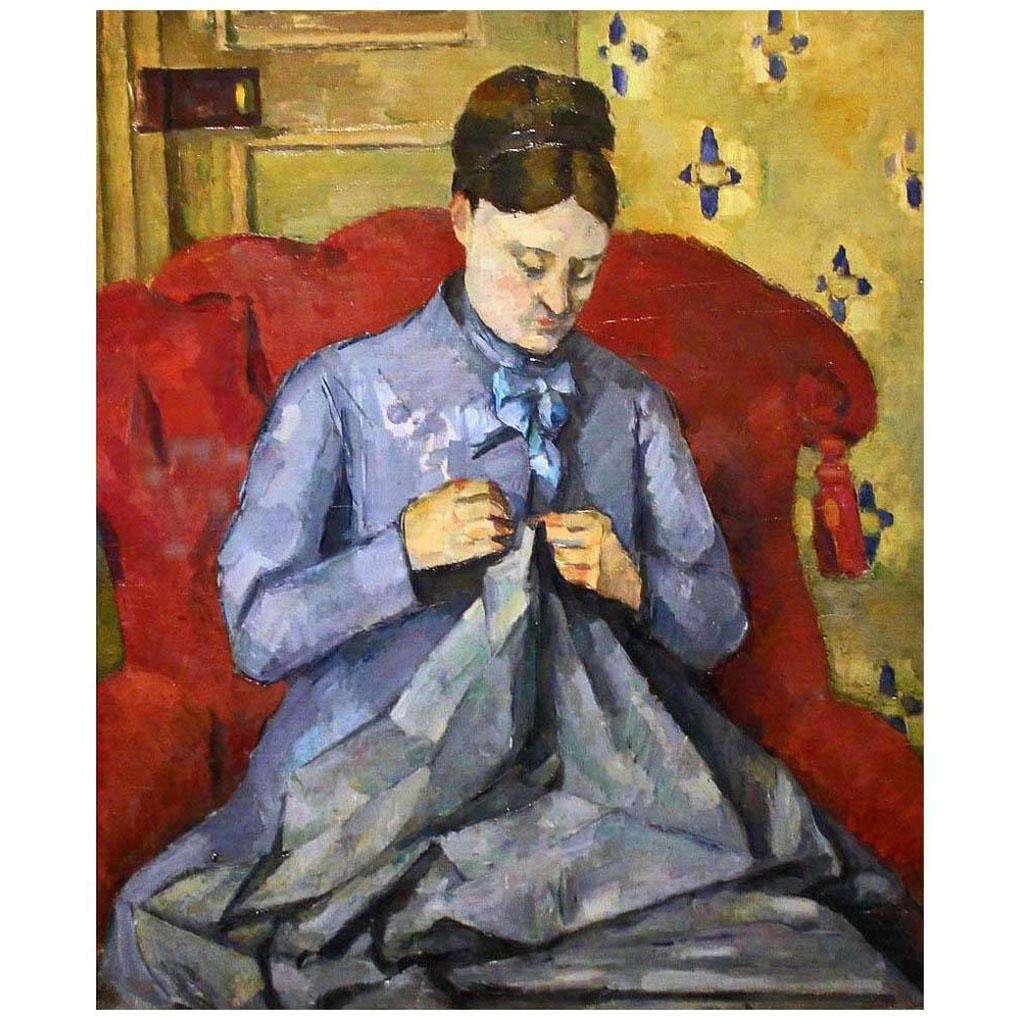  Paul Cezanne. Portrait de la Femme de l'artiste. 1877. Nationalmuseum, Stockholm