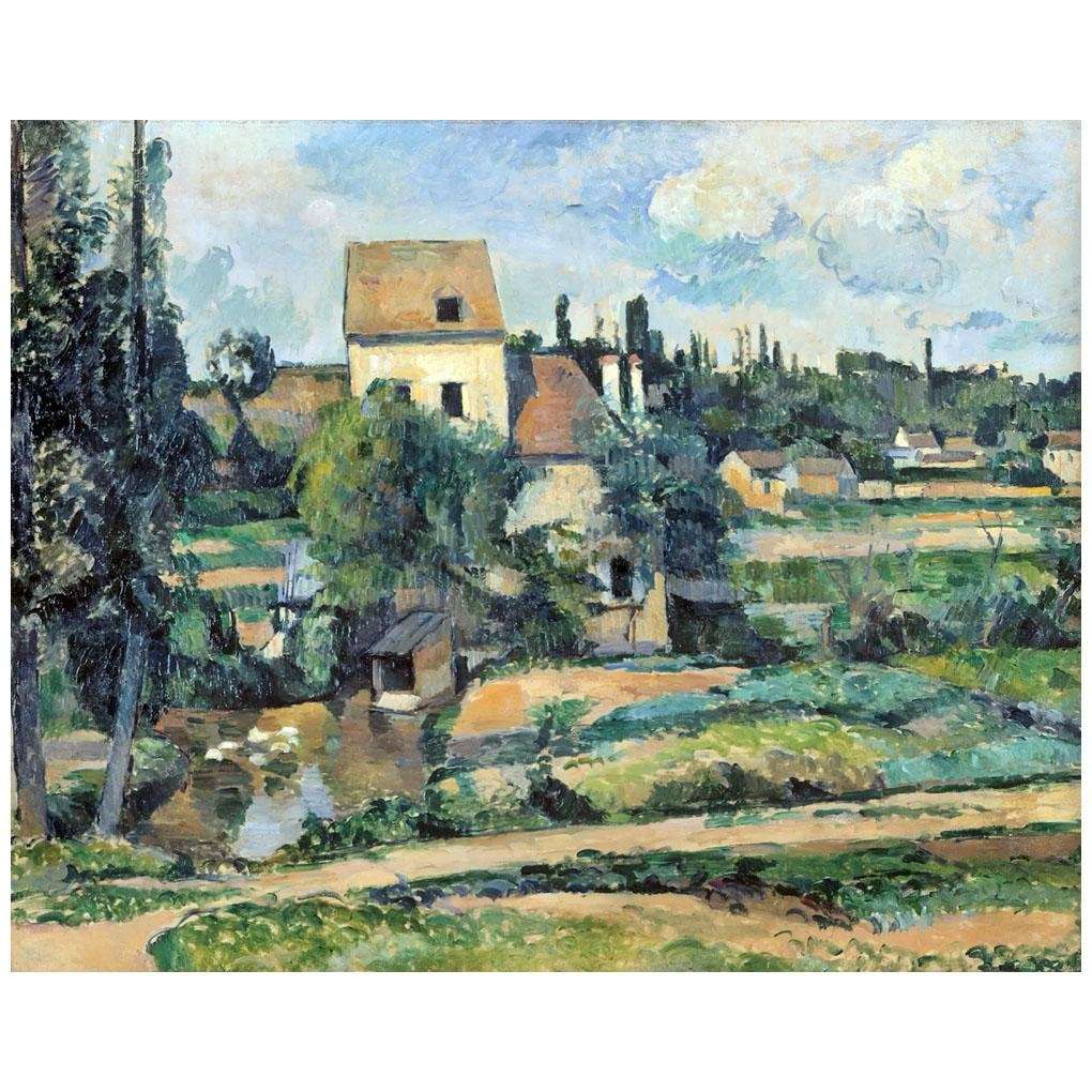  Paul Cezanne. Moulin de Pontoise. 1878. Gemaldegalerie, Berlin