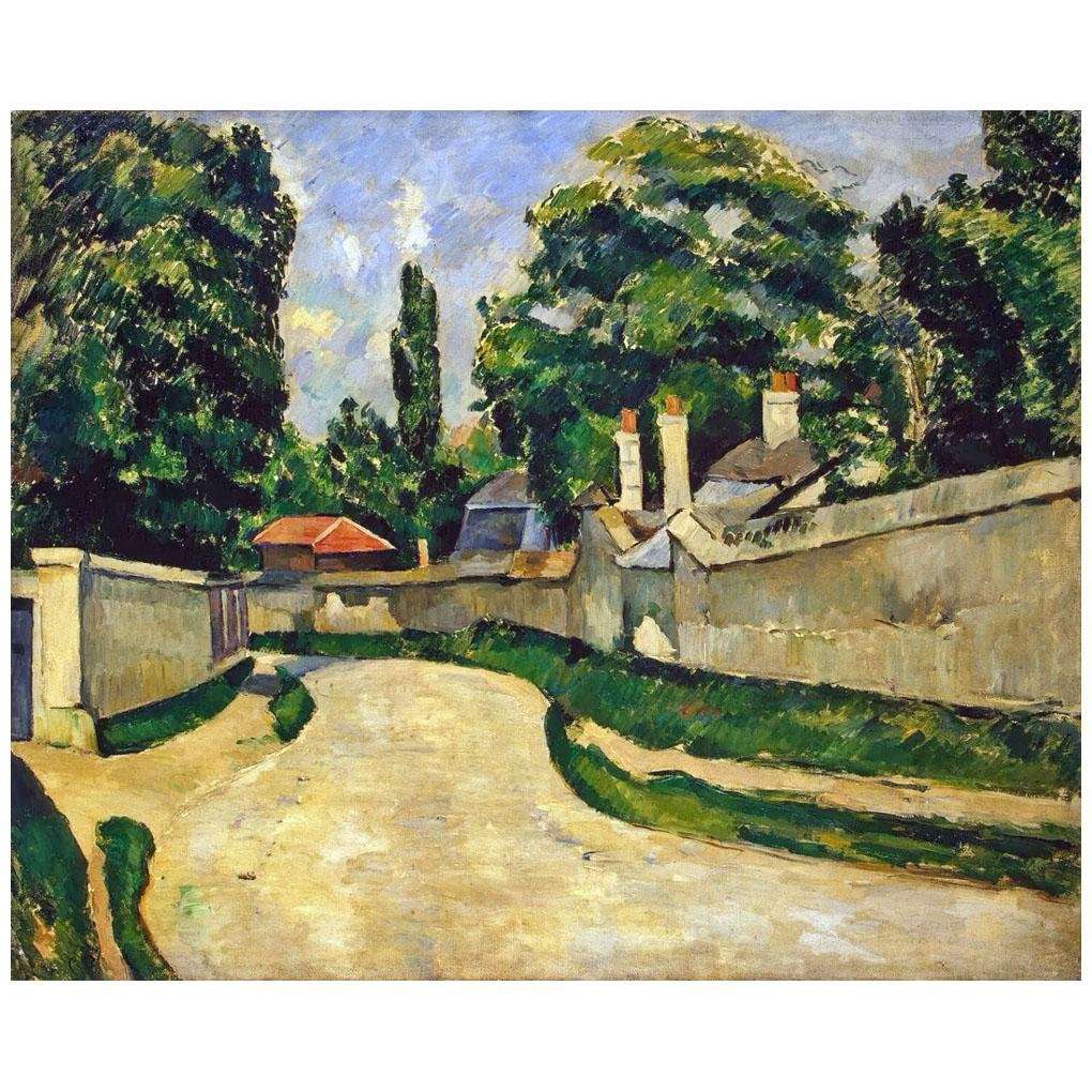 Paul Cezanne. Maisons sur la route. 1881. Hermitage, Saint Petersburg