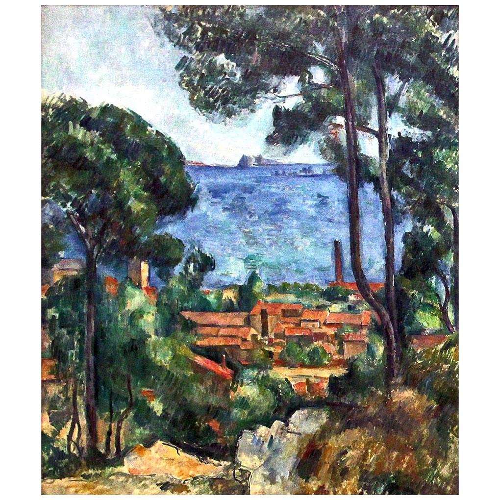  Paul Cezanne. Vue de lEstaque et Chateau dIf. 1885. Beyeler Foundation, Basel