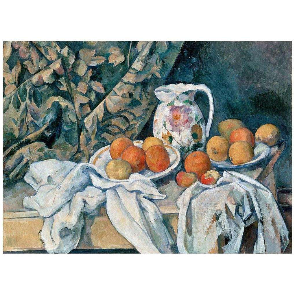  Paul Cezanne. Nature morte avec draperie. 1889. Hermitage, Saint Petersburg