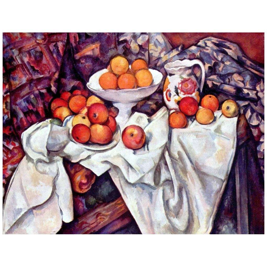  Paul Cezanne. Pommes et oranges. 1890. Musee dOrsay, Paris