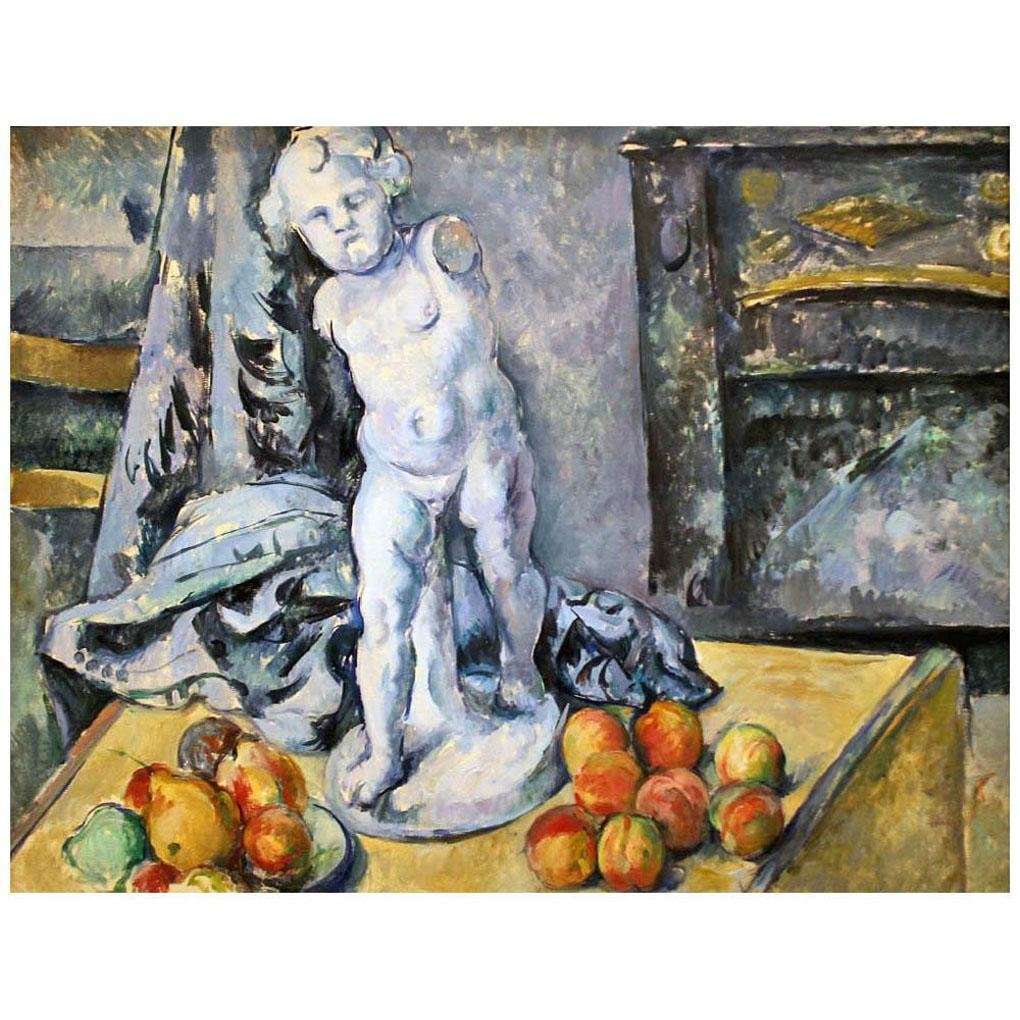  Paul Cezanne. Nature morte avec statuette. 1890. Nationalmuseum, Stockholm