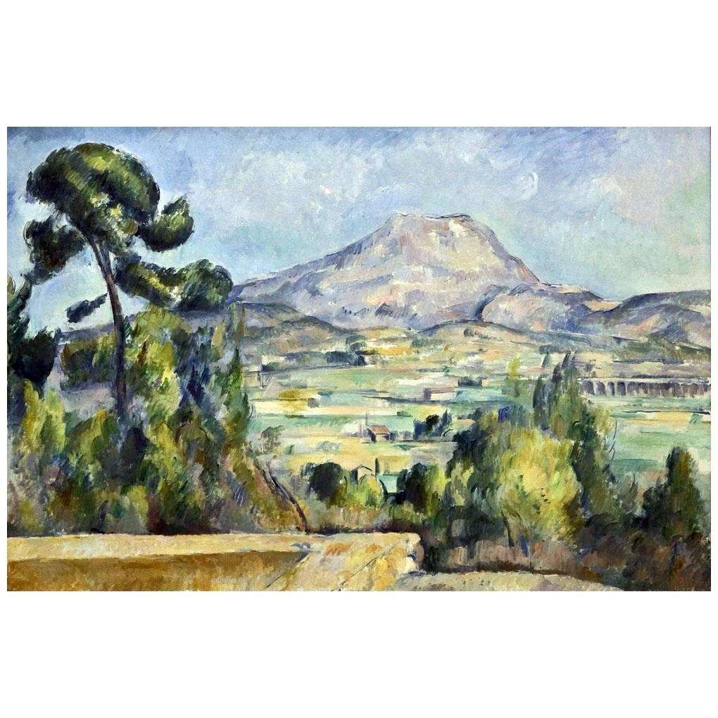  Paul Cezanne. Montagne Sainte-Victoire. 1890. Musee dOrsay, Paris