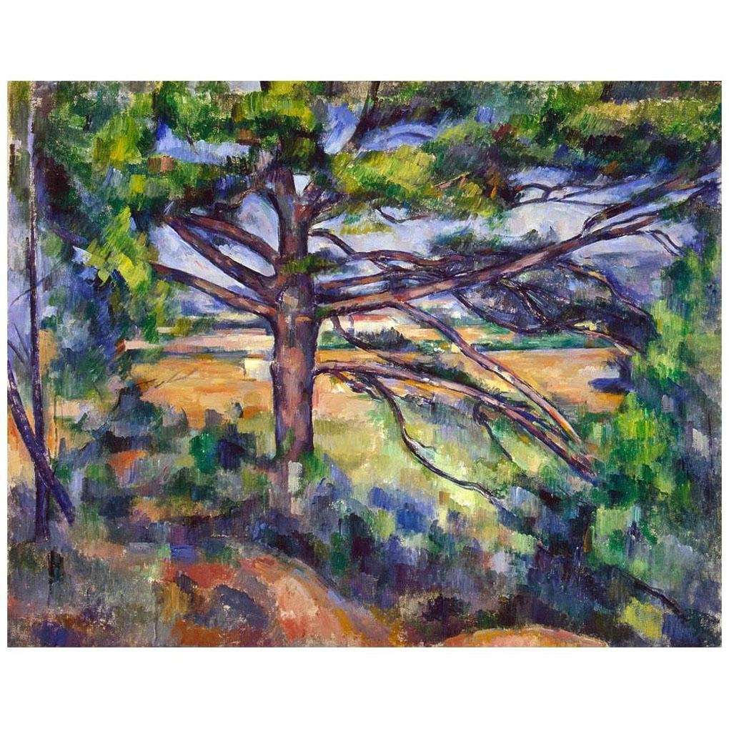  Paul Cezanne. Grande Pin. 1895-1897. Hermitage, Saint Petersburg