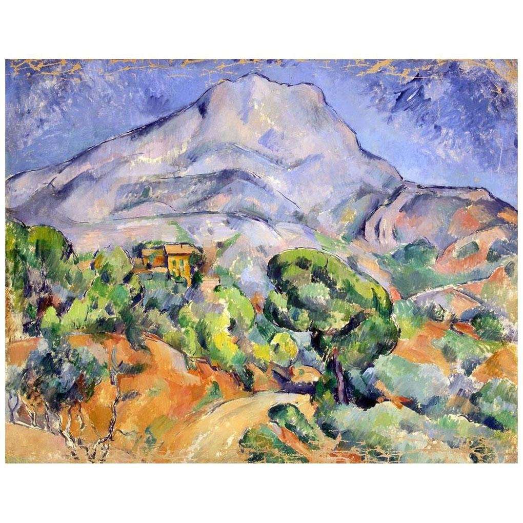  Paul Cezanne. Montagne Sainte-Victoire. 1896-1898. Hermitage, Saint Petersburg
