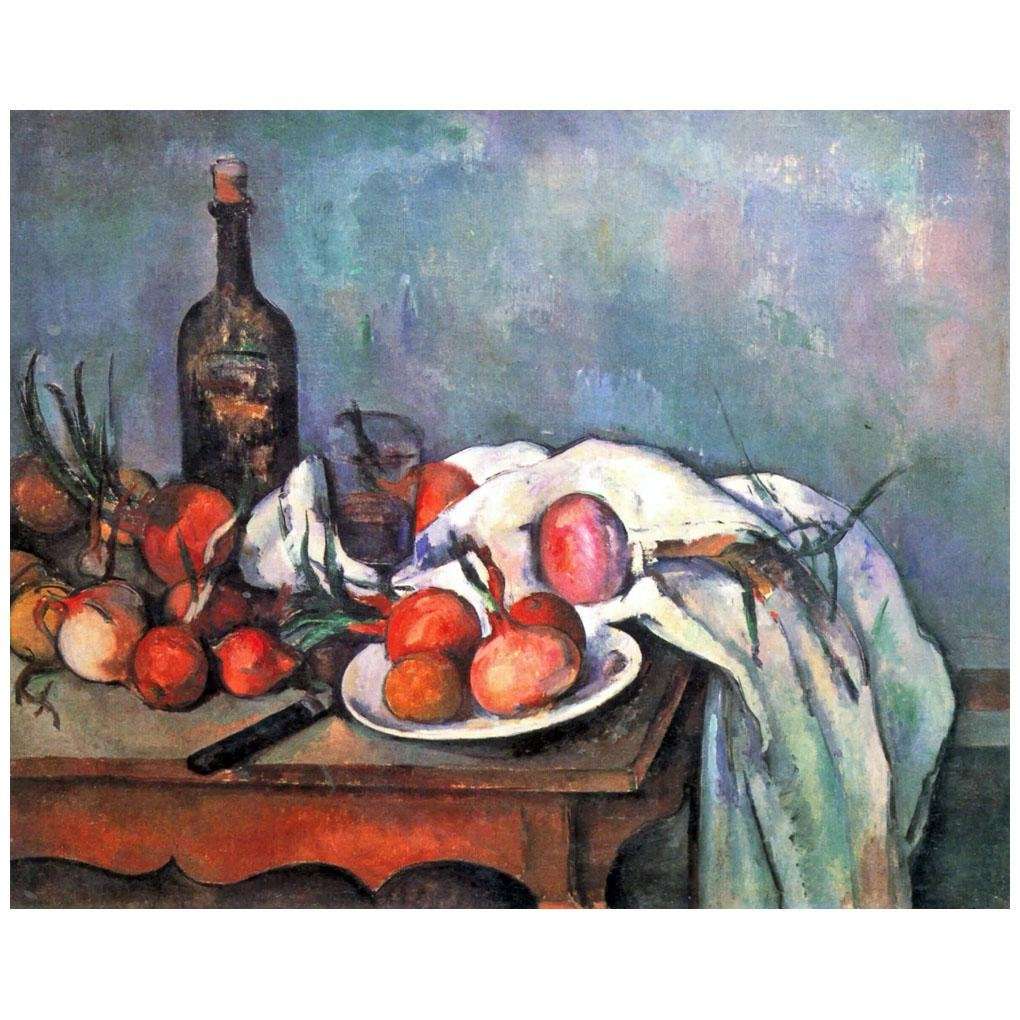  Paul Cezanne. Nature morte avec des oignons. 1898. Musee dOrsay, Paris