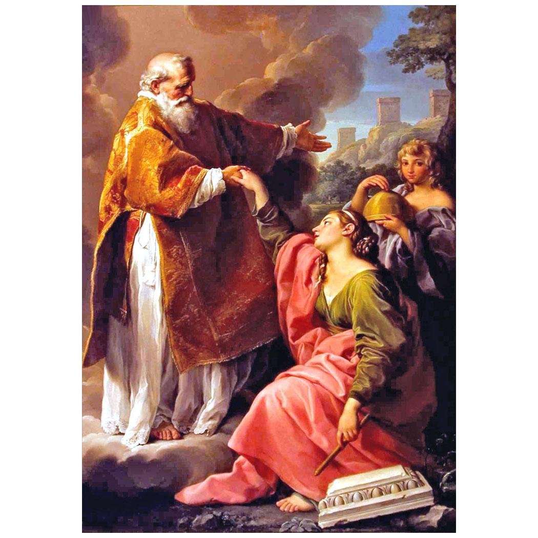  Pompeo Batoni. San Marino rissolleva la Republica. 1740. Museo di Stato di San Marino