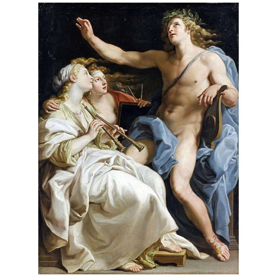  Pompeo Batoni. Apollo Euterpe e Urania. 1741. Wilanow Museum, Warsaw