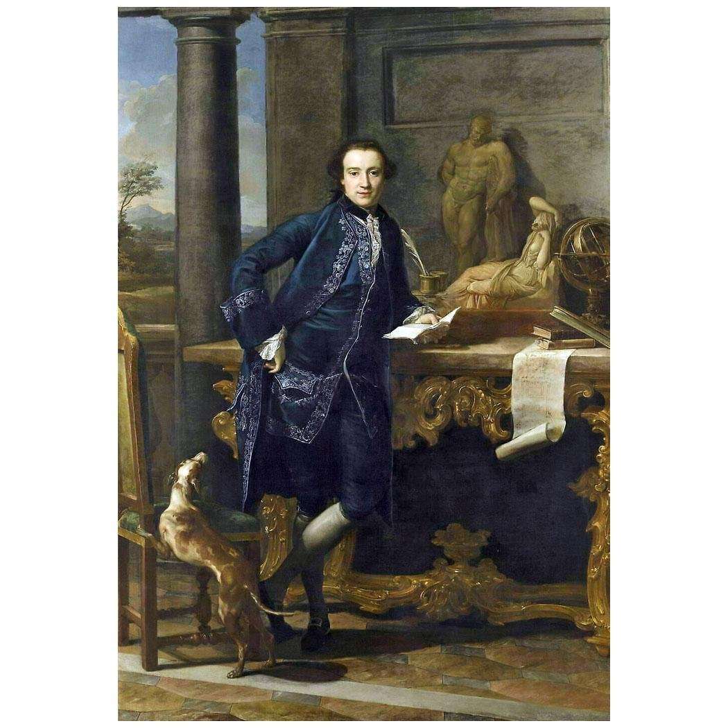  Pompeo Batoni. Charles John Crowle. 1750-1775. Louvre, Paris