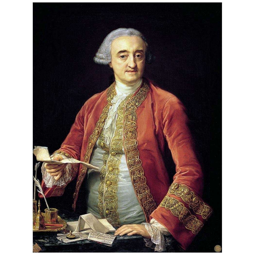  Pompeo Batoni. Manuel de Roda y Arrieta. 1765. Royal Academy of Art, Madrid