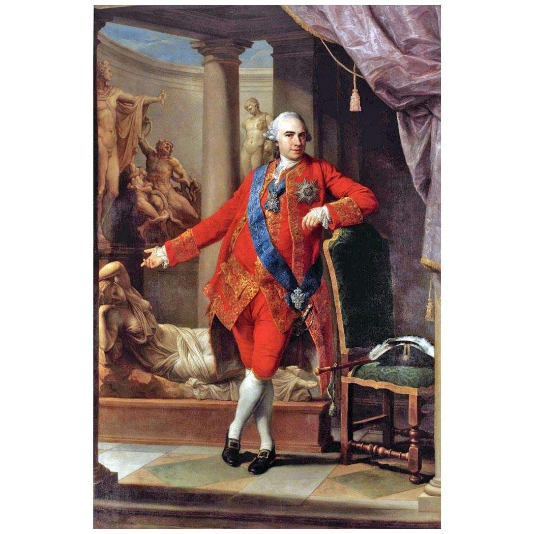  Pompeo Batoni. Kiryll Rozumovski. 1766. Tretyakov Gallery, Moscow