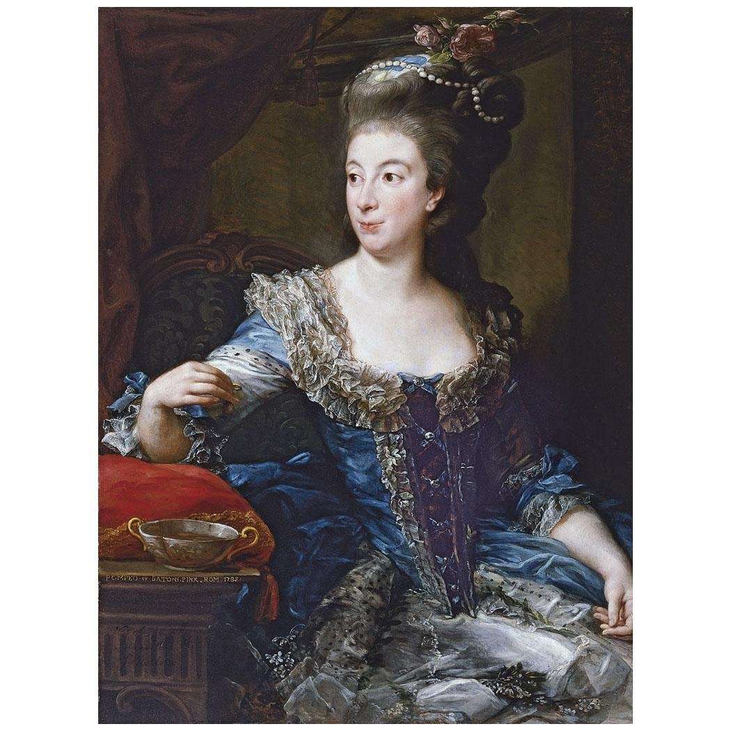  Pompeo Batoni. Contessa Maria Benedetta di San-Martino. 1785. Museo Thyssen-Bornenisza