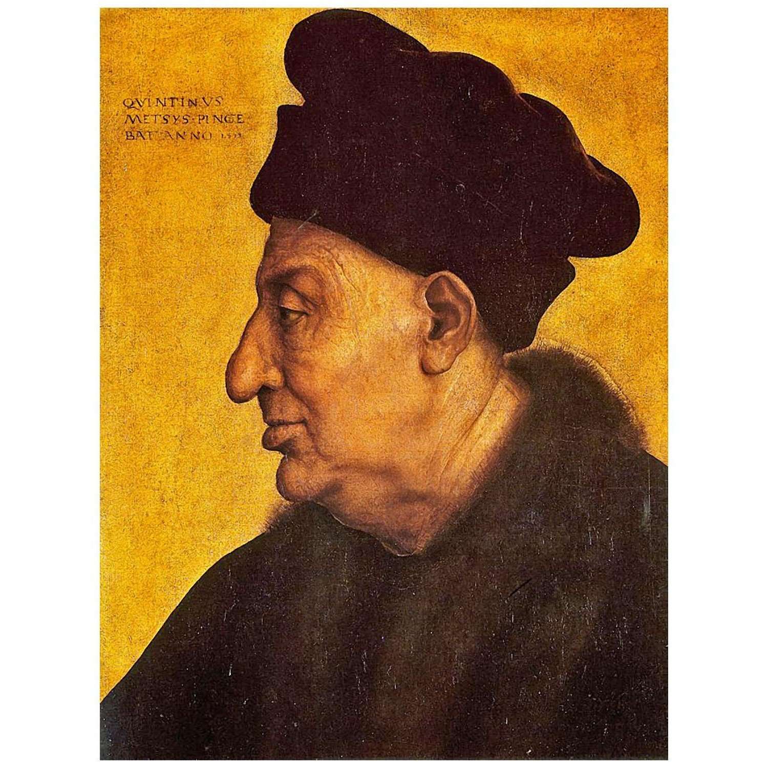  Quinten Massijs. Portrait of Old Man. 1513. Musee Jacquemart-Andre Paris