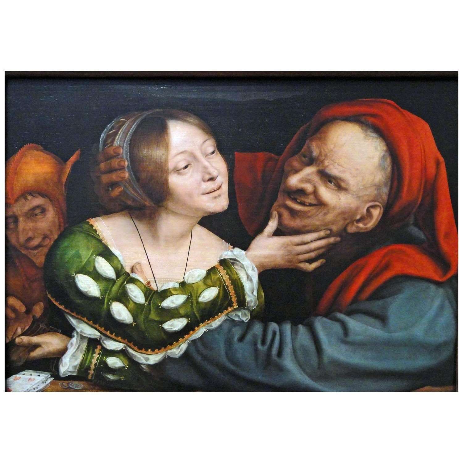  Quinten Massijs. Matched Lovers. 1520. National Gallery of Art Washington