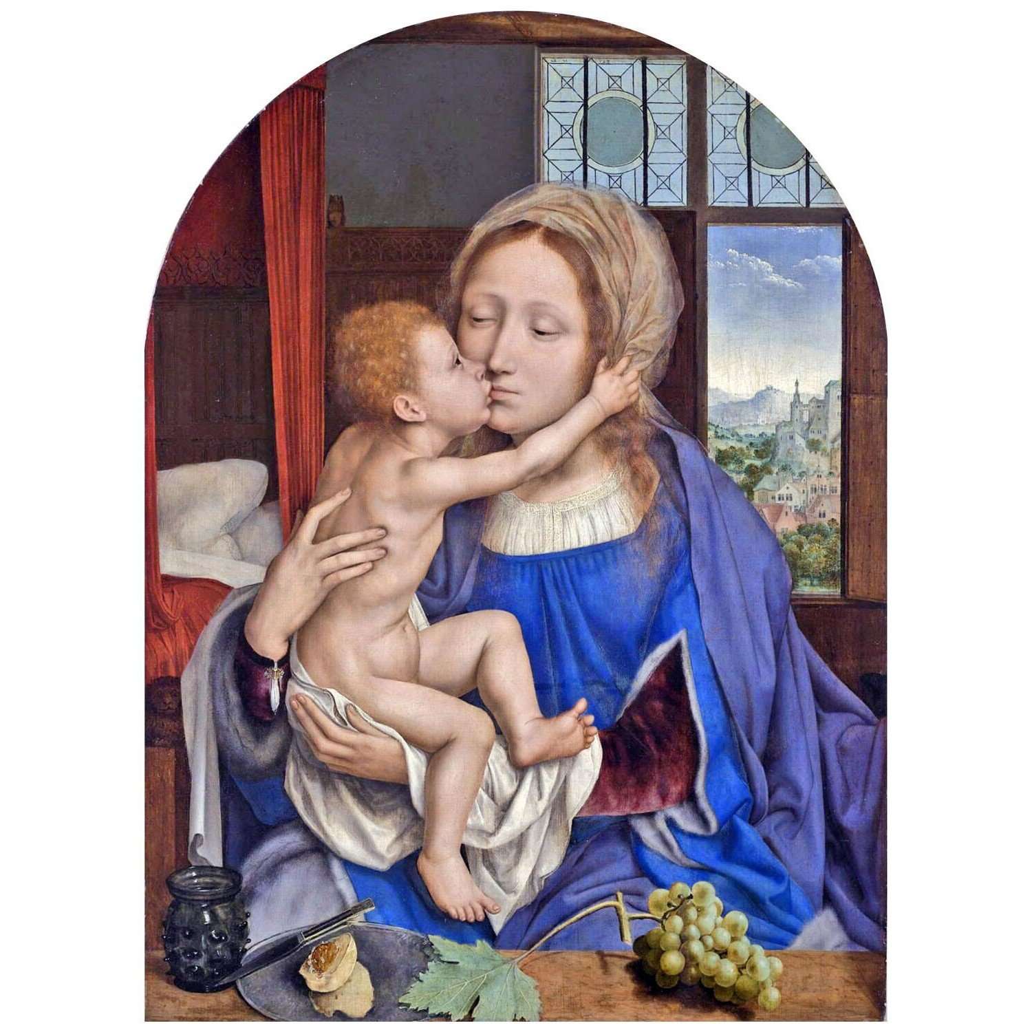  Quinten Massijs. Madonna and Child. 1529. Musee du Louvre