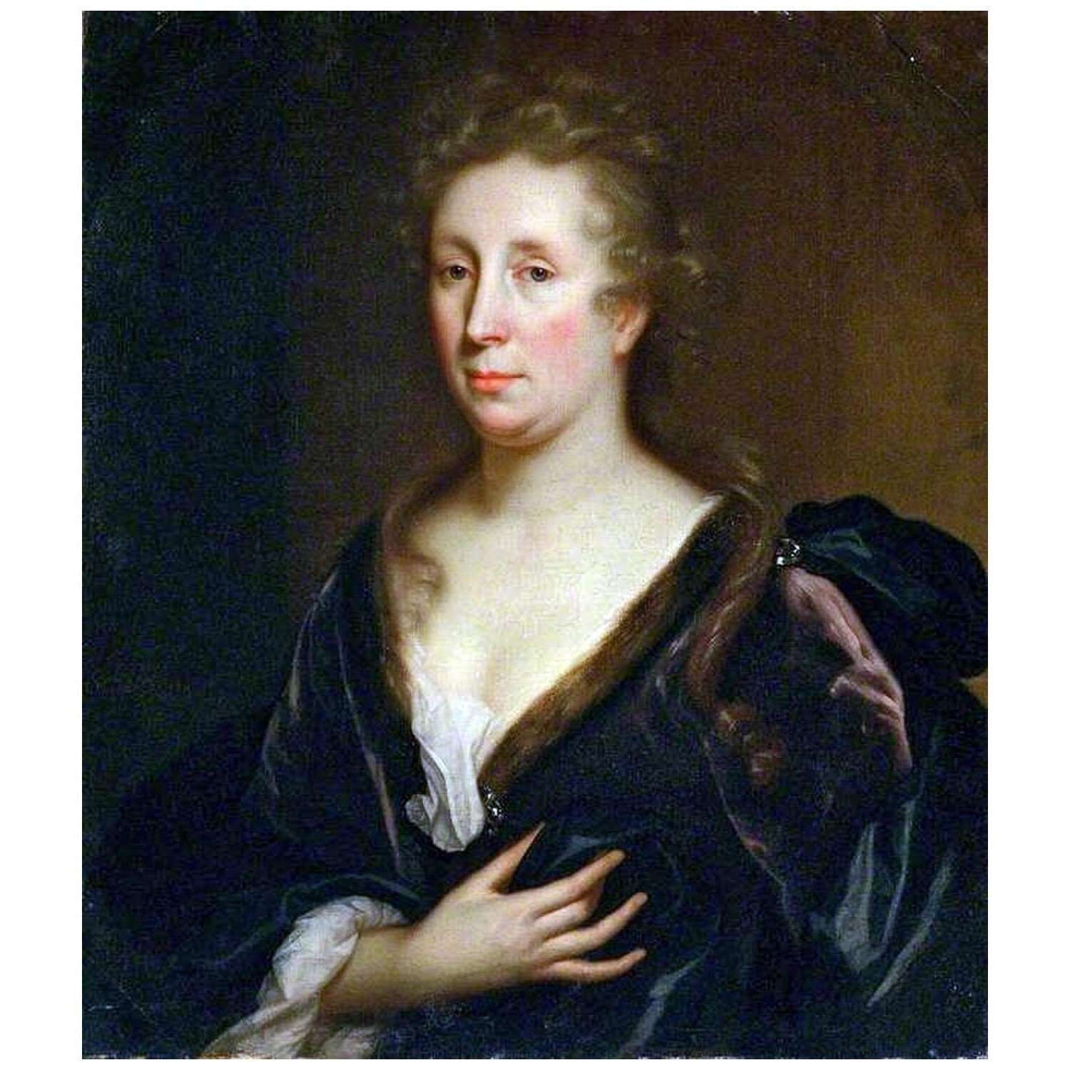  Gotfried Schalcken. Portrait of Rachel Ruysch. 1706. Cheltenham Art Museum