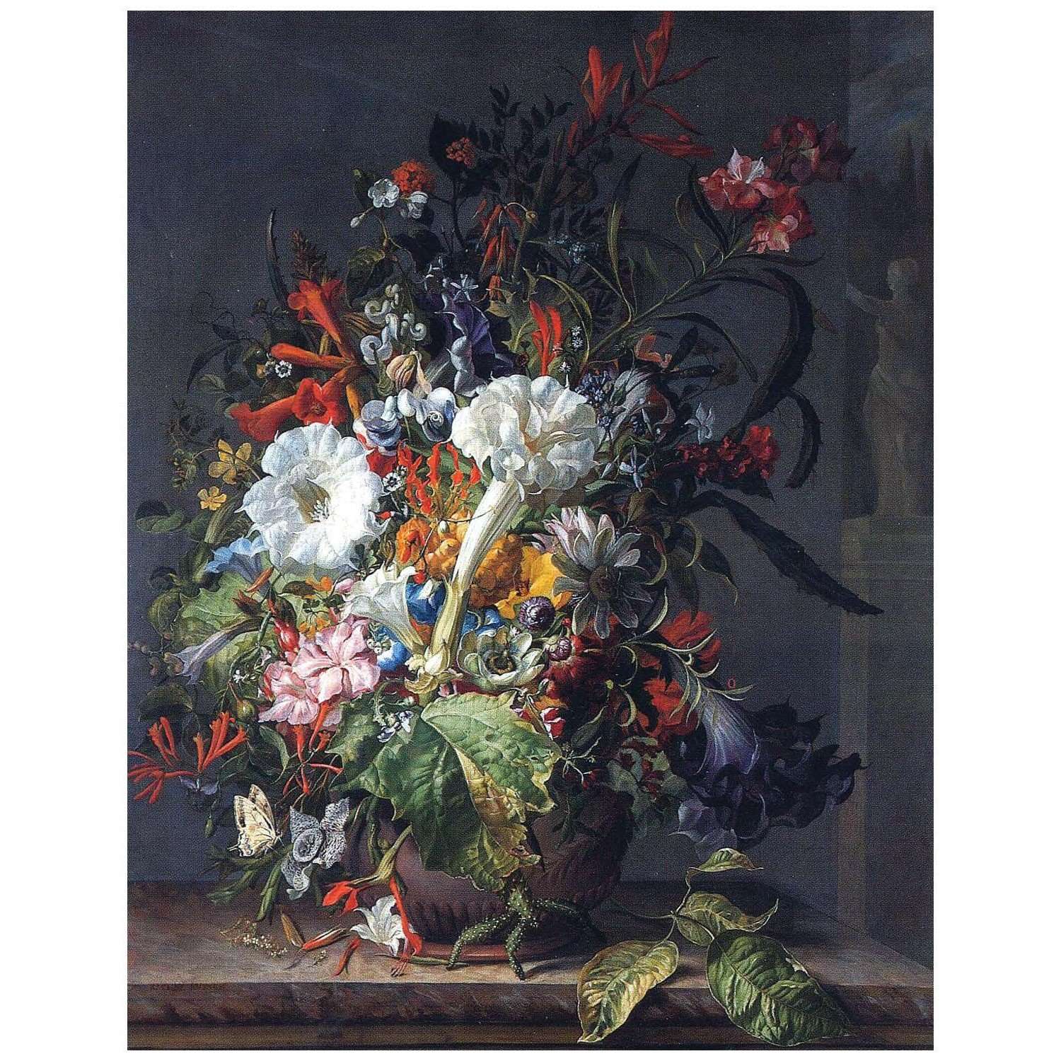  Rachel Ruysch. Still Life of Exotic Flowers. 1735. Nelson-Atkins Museum Kansas City