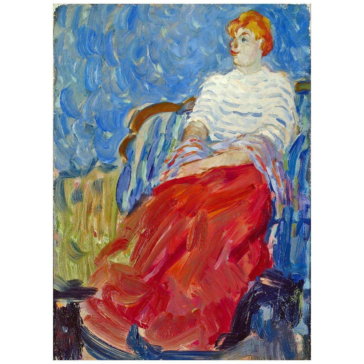  Roaul Dufy. Suzanne Dufy. 1904. Musee de lErmitage