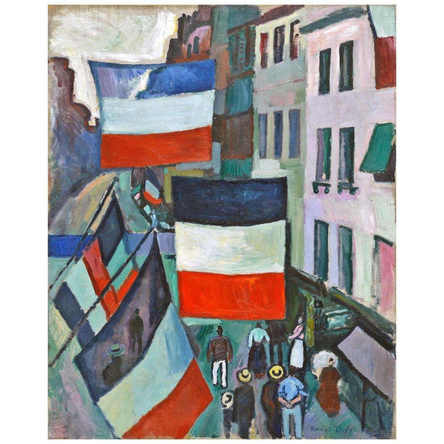  Roaul Dufy. La Rue pavois?e. 1906. Centre Pompidou Paris