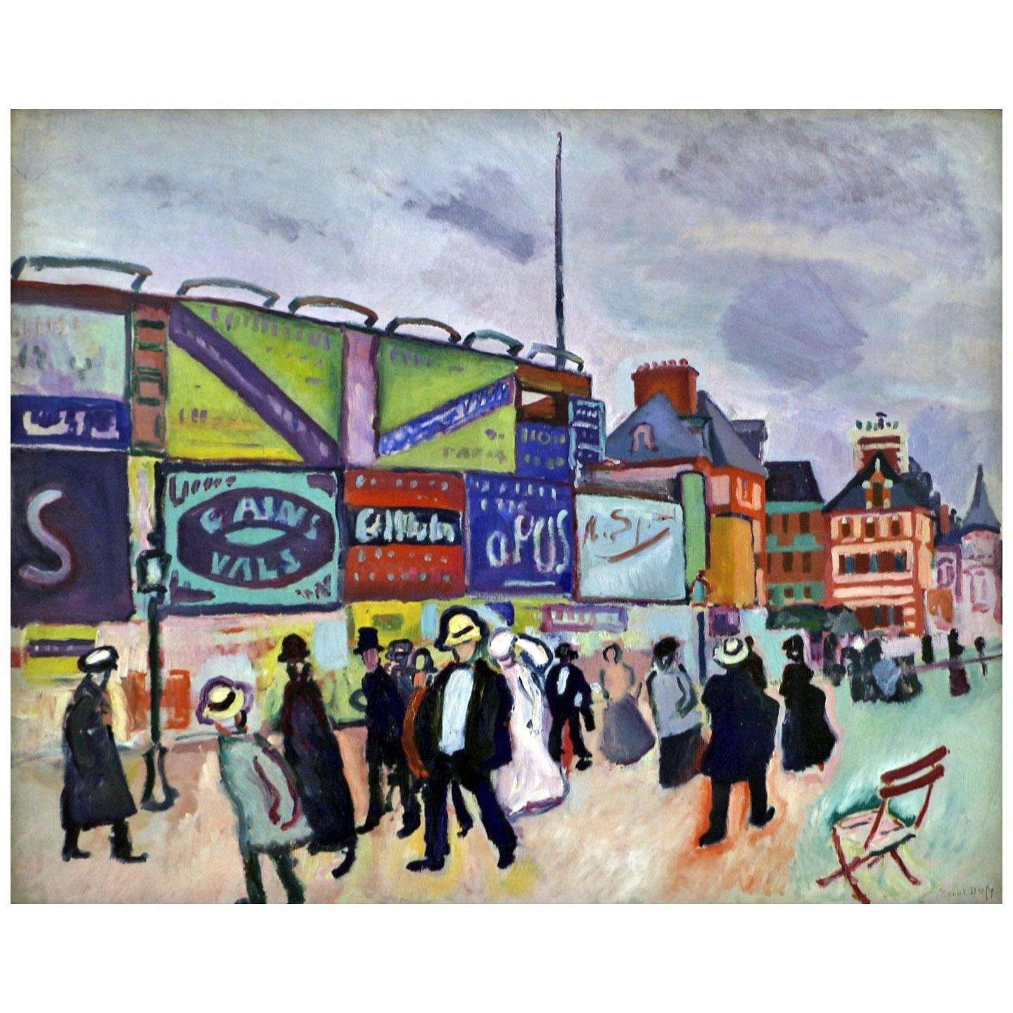  Roaul Dufy. Les Affiches ? Trouville. 1906. Centre Pompidou Paris