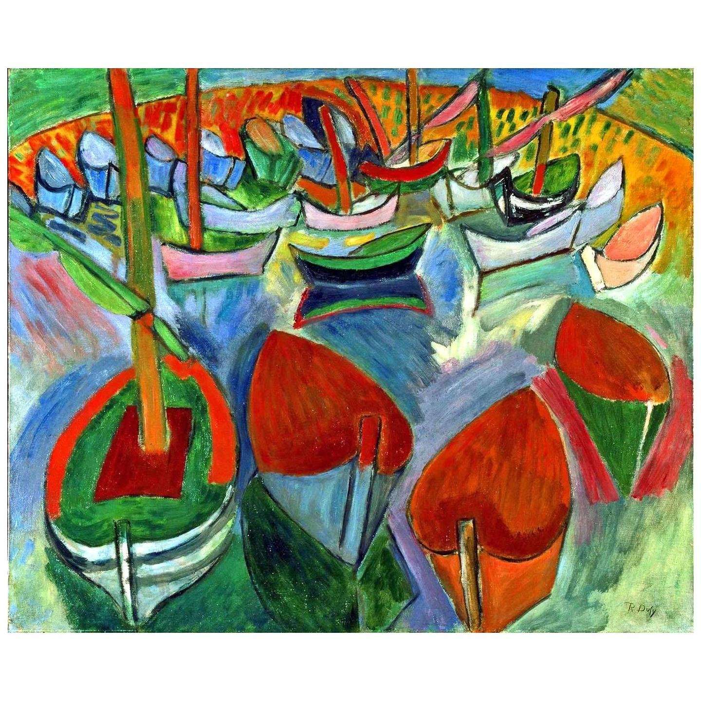  Roaul Dufy. Boats in Martigues. 1908. Institute Courtauld, London