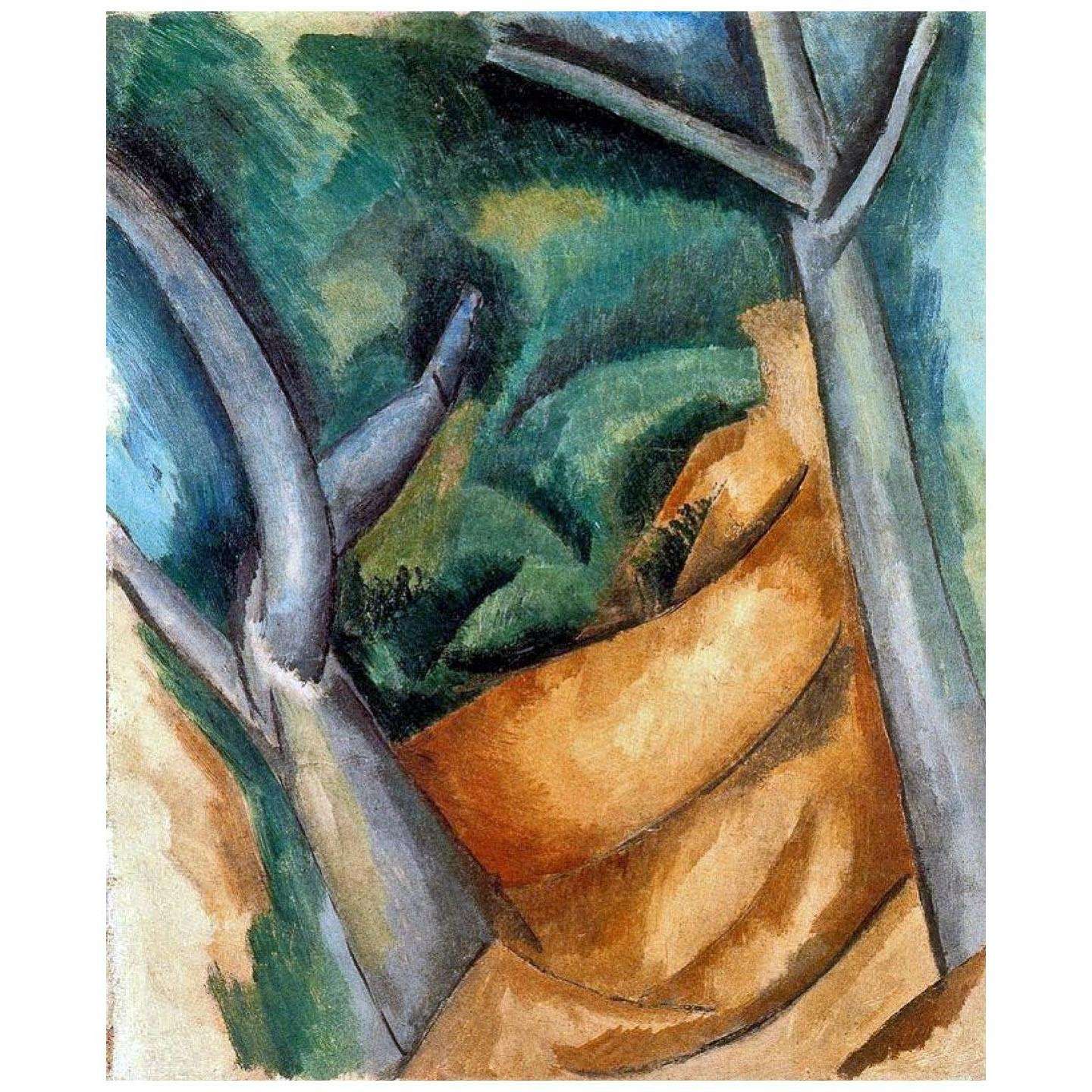  Roaul Dufy. Arbres ? l'Estaque. 1908. Centre Pompidou Paris
