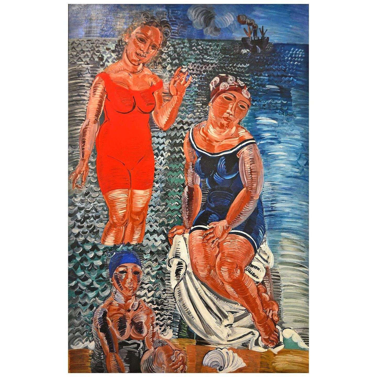  Roaul Dufy. Les Trois baigneuses. 1919. Mus?e des beaux-arts, Nancy