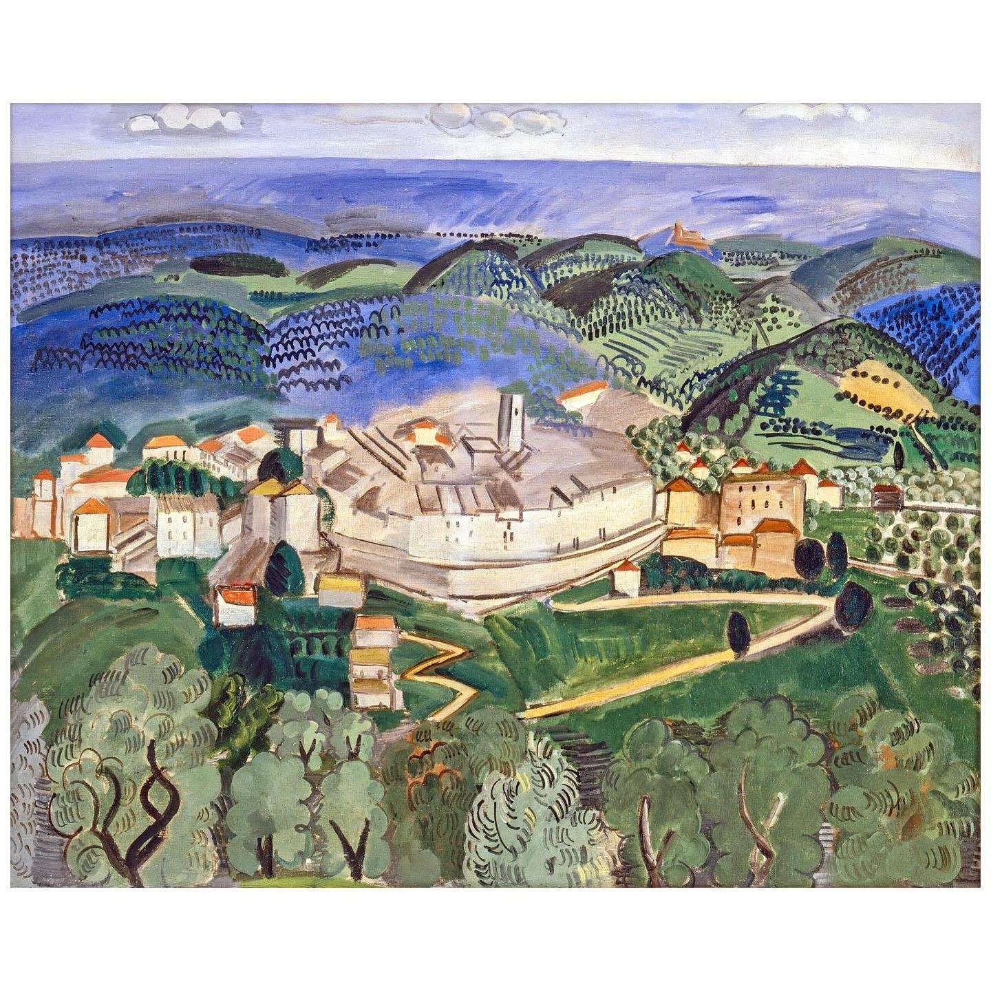  Roaul Dufy. Vence en Provence. 1920. SMK Copenhagen