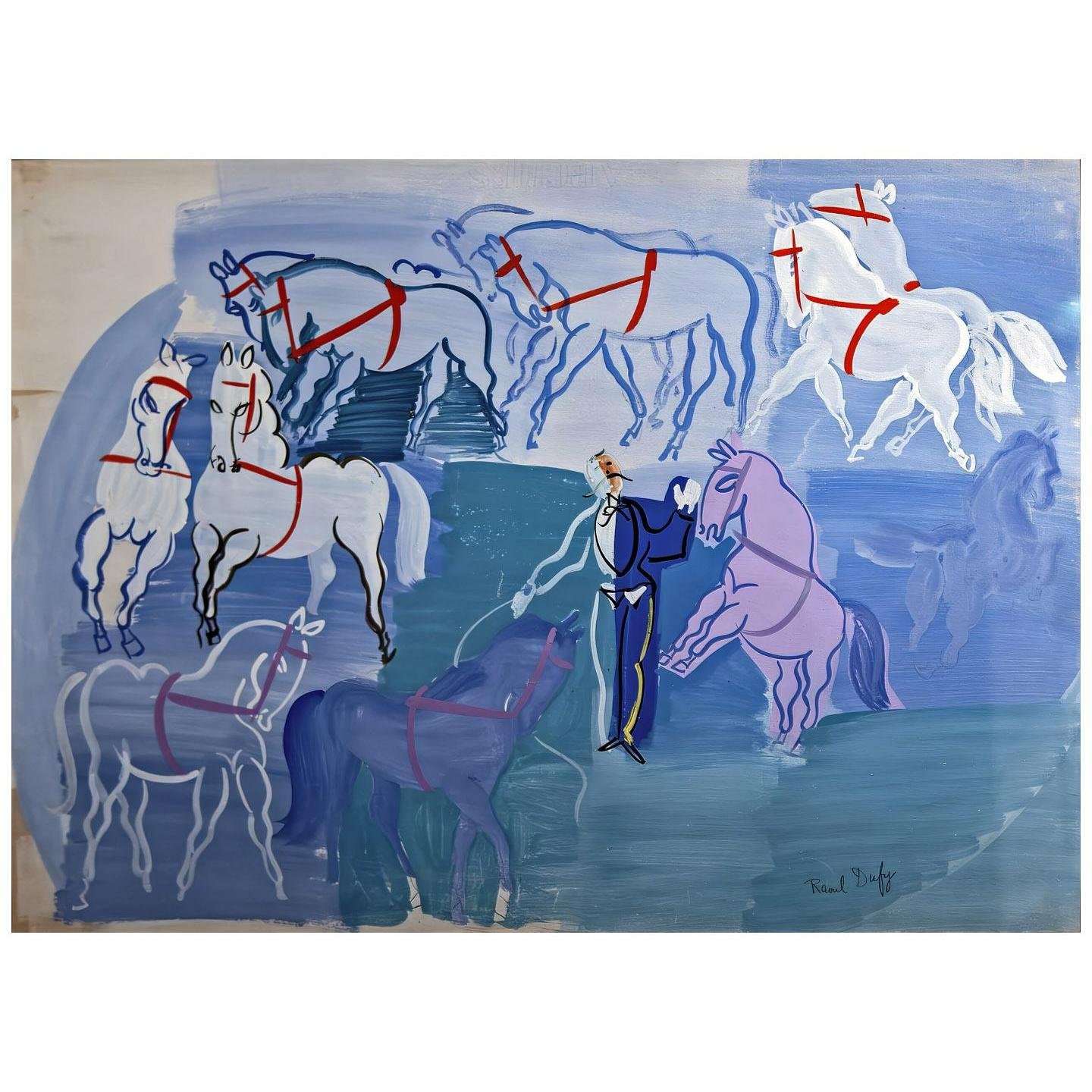  Roaul Dufy. Chevaux de cirque. 1924. Bemberg Fondation, Toulouse