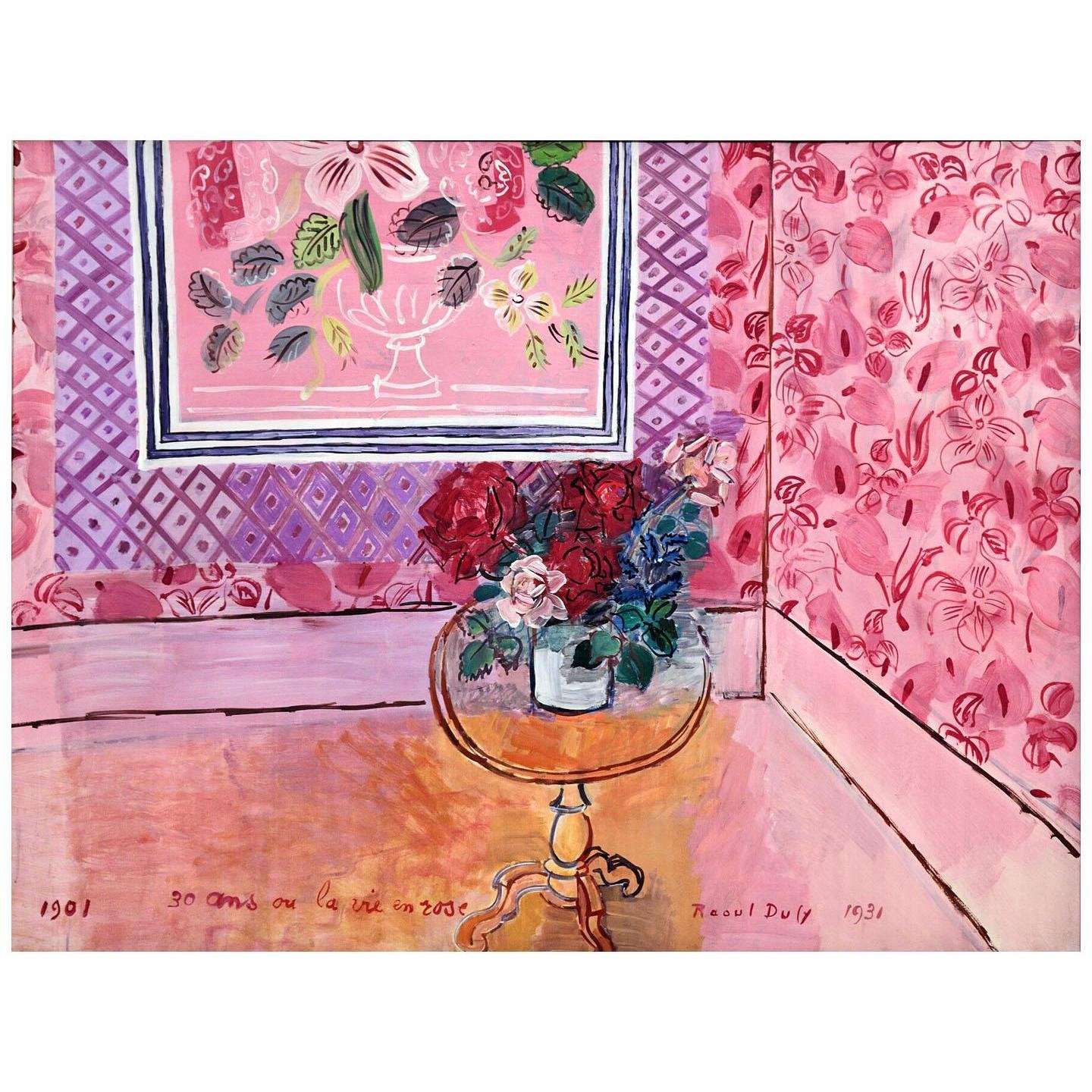  Roaul Dufy. La vie en rose. 1931. Musee de Palais de Tokyo, Paris