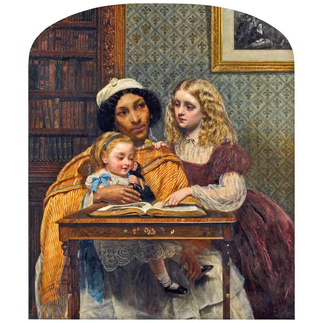  Rebecca Solomon. A Young Teacher. 1865. Tate Britain