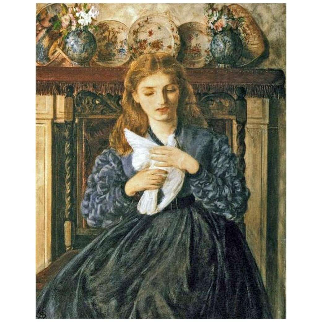  Rebecca Solomon. The Wounded Dove (Self-Portrit). 1866. Aberystwyth University