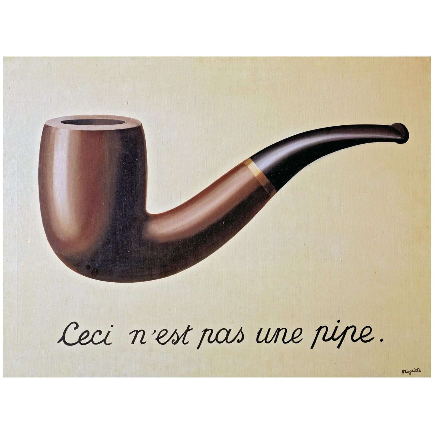  Rene Magritte. La trahison des images. 1929. LACMA, Los Angelis