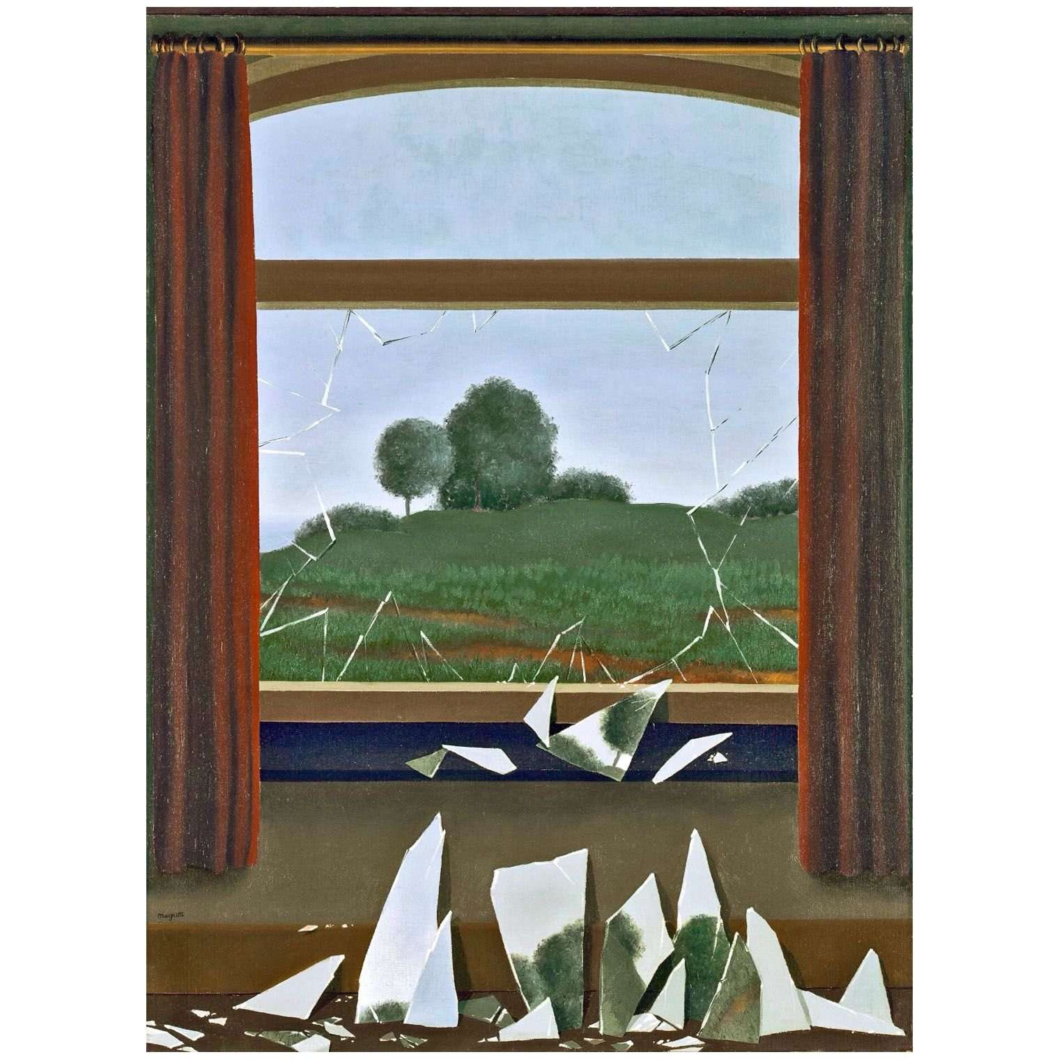  Rene Magritte. La clef des champs. 1936. Museo Thyssen-Bornemisza, Madrid