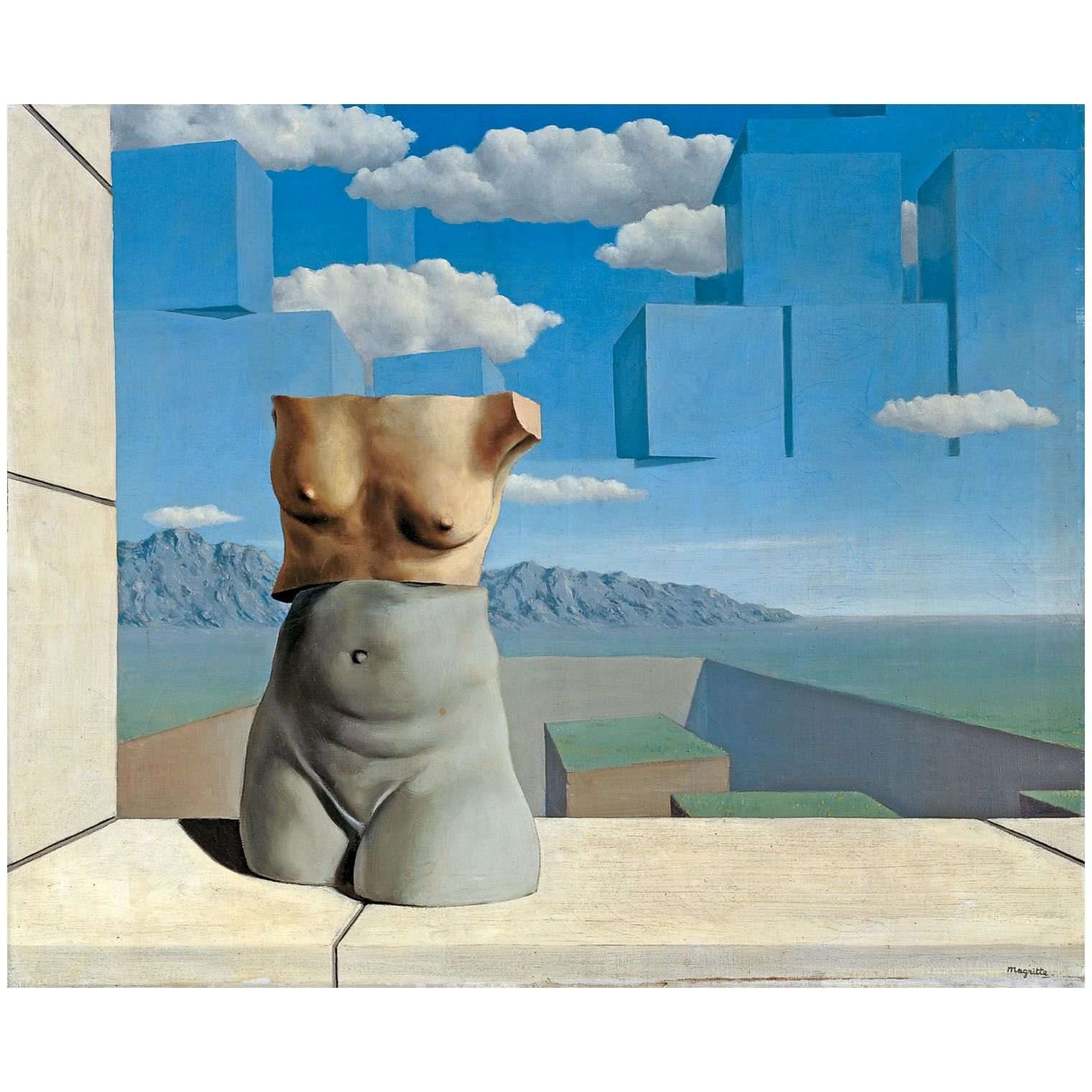  Rene Magritte. Les Marches de l'?t?. 1939. Center Pompidou