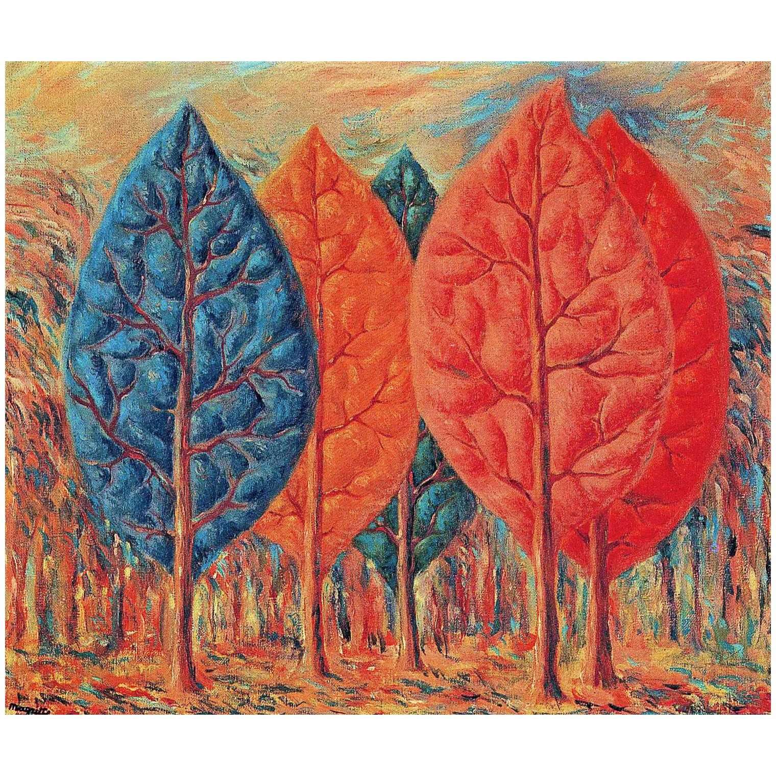  Rene Magritte. Lincendie. 1943. Musee Magritte Brussels