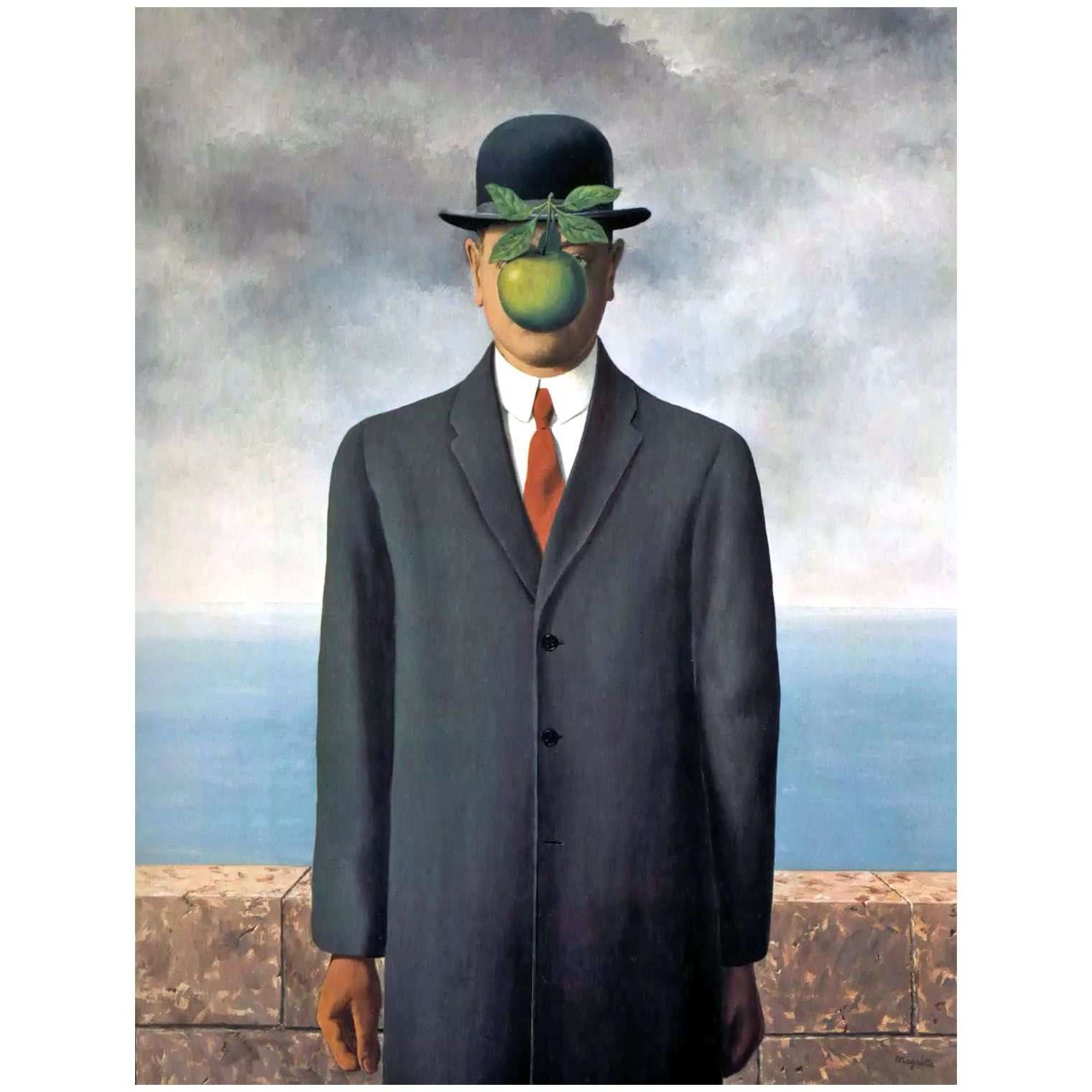  Rene Magritte. Le fils de lhomme. 1946. Private collection